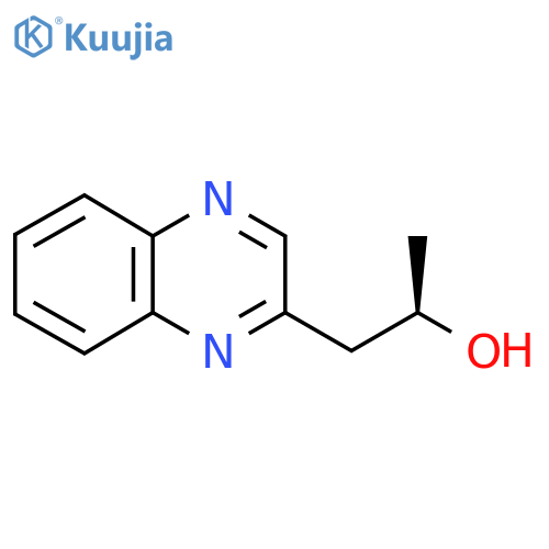 (2R)-1-(quinoxalin-2-yl)propan-2-ol structure