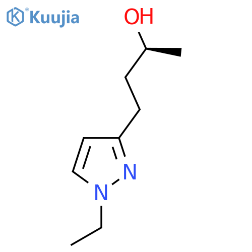 (2S)-4-(1-ethyl-1H-pyrazol-3-yl)butan-2-ol structure