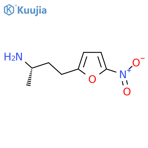 (2S)-4-(5-nitrofuran-2-yl)butan-2-amine structure