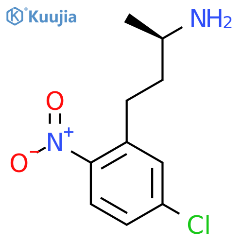 (2R)-4-(5-chloro-2-nitrophenyl)butan-2-amine structure