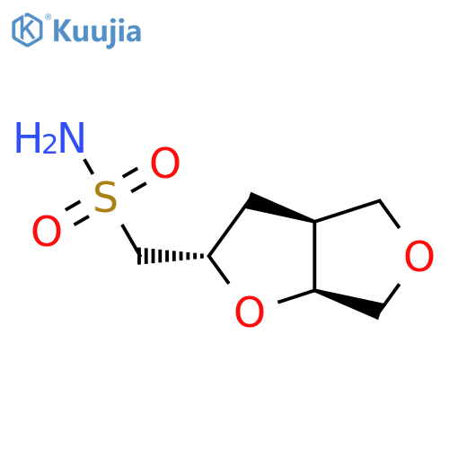 hexahydrofuro2,3-cfuran-2-ylmethanesulfonamide structure