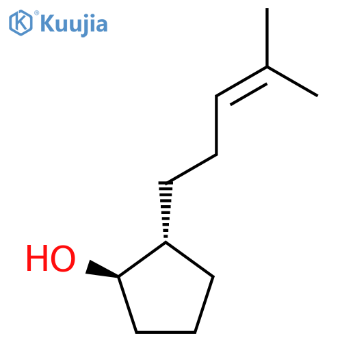 rac-(1R,2S)-2-(4-methylpent-3-en-1-yl)cyclopentan-1-ol structure