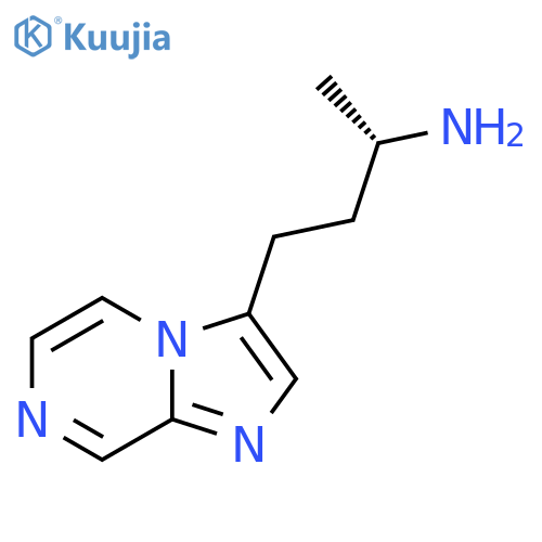 (2S)-4-{imidazo1,2-apyrazin-3-yl}butan-2-amine structure