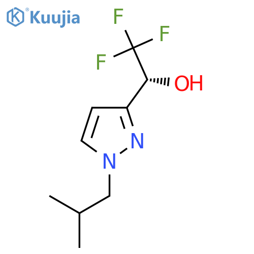 (1R)-2,2,2-trifluoro-1-1-(2-methylpropyl)-1H-pyrazol-3-ylethan-1-ol structure