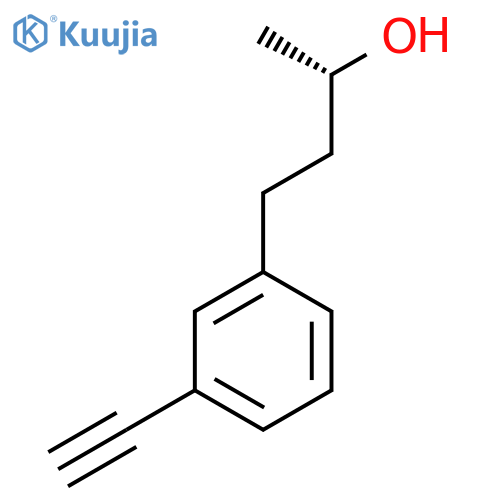 (2S)-4-(3-ethynylphenyl)butan-2-ol structure