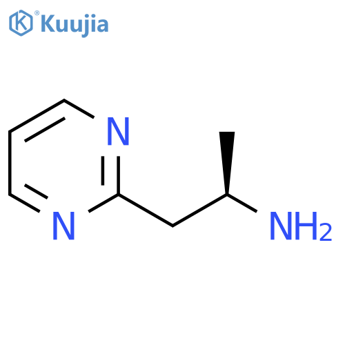 (2R)-1-(pyrimidin-2-yl)propan-2-amine structure