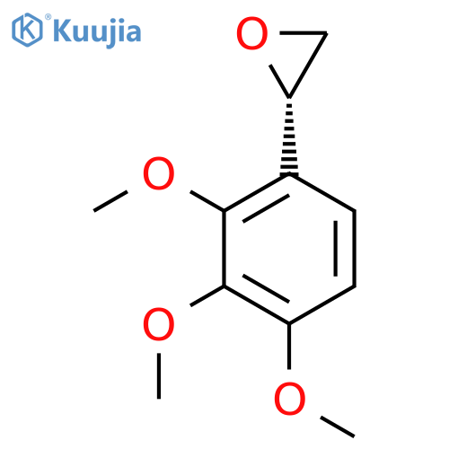 (2S)-2-(2,3,4-trimethoxyphenyl)oxirane structure