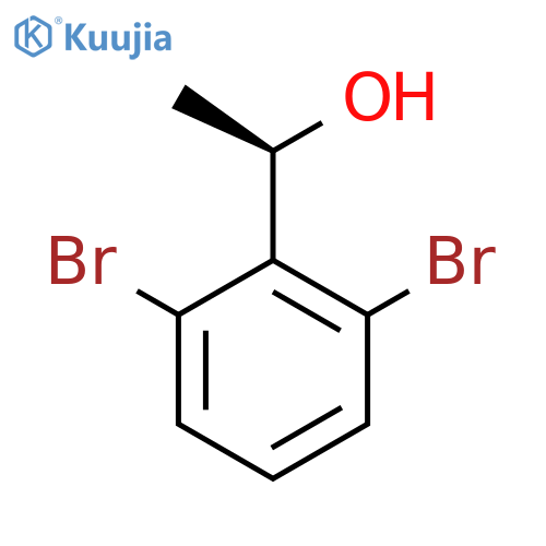 (1R)-1-(2,6-dibromophenyl)ethan-1-ol structure