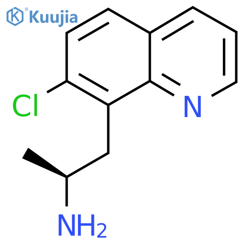 (2S)-1-(7-chloroquinolin-8-yl)propan-2-amine structure