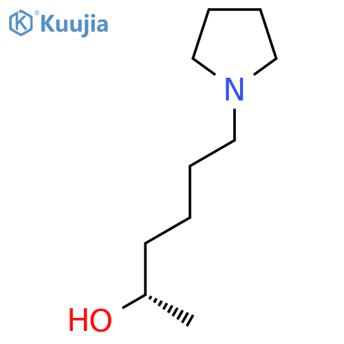 (2S)-6-(pyrrolidin-1-yl)hexan-2-ol structure