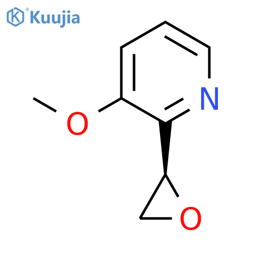 3-methoxy-2-(2R)-oxiran-2-ylpyridine structure
