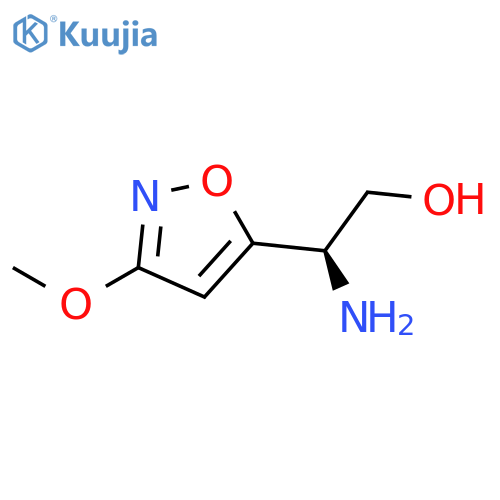 (2R)-2-amino-2-(3-methoxy-1,2-oxazol-5-yl)ethan-1-ol structure