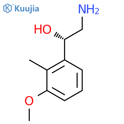 (1S)-2-amino-1-(3-methoxy-2-methylphenyl)ethan-1-ol structure
