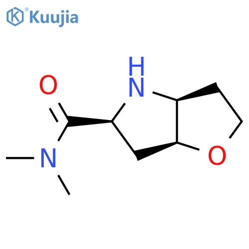 rac-(3aR,5R,6aR)-N,N-dimethyl-hexahydro-2H-furo3,2-bpyrrole-5-carboxamide structure