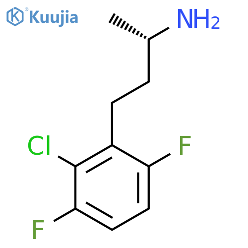 (2S)-4-(2-chloro-3,6-difluorophenyl)butan-2-amine structure