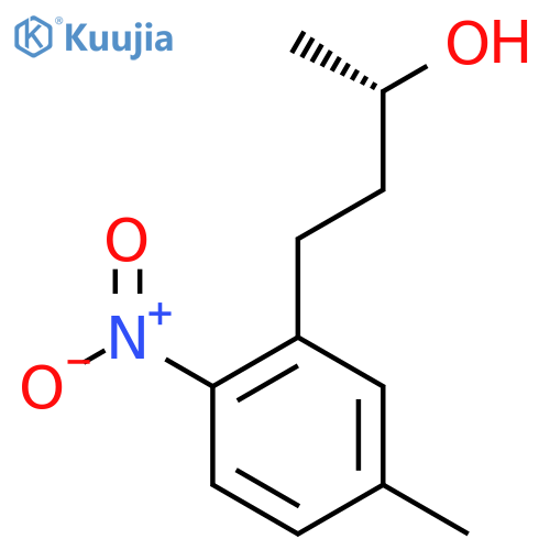 (2S)-4-(5-methyl-2-nitrophenyl)butan-2-ol structure