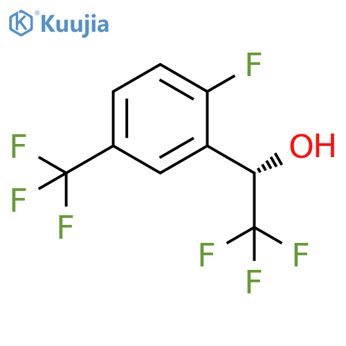 (1S)-2,2,2-trifluoro-1-2-fluoro-5-(trifluoromethyl)phenylethan-1-ol structure