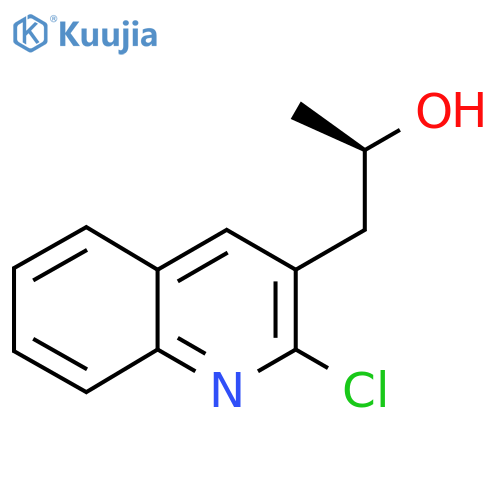 (2R)-1-(2-chloroquinolin-3-yl)propan-2-ol structure