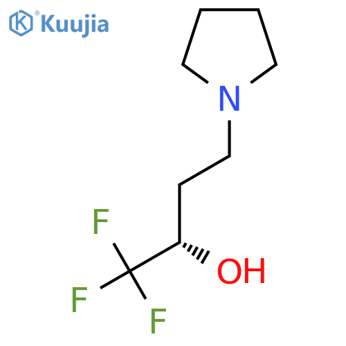 (2S)-1,1,1-trifluoro-4-(pyrrolidin-1-yl)butan-2-ol structure