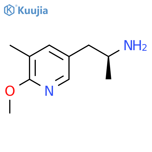 (2S)-1-(6-methoxy-5-methylpyridin-3-yl)propan-2-amine structure