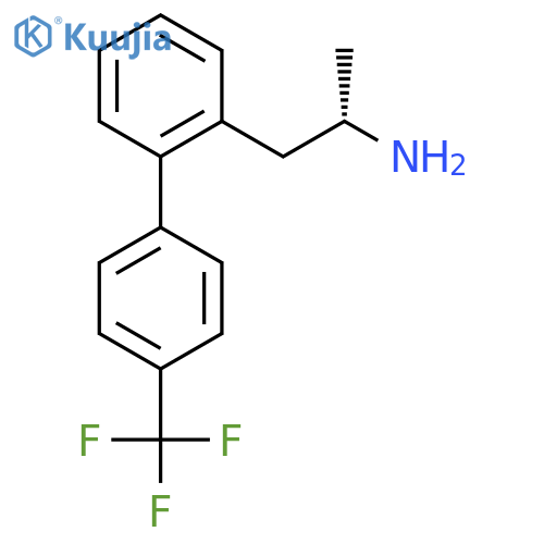 (2S)-1-{2-4-(trifluoromethyl)phenylphenyl}propan-2-amine structure