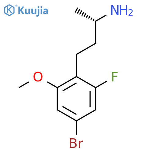 (2S)-4-(4-bromo-2-fluoro-6-methoxyphenyl)butan-2-amine structure