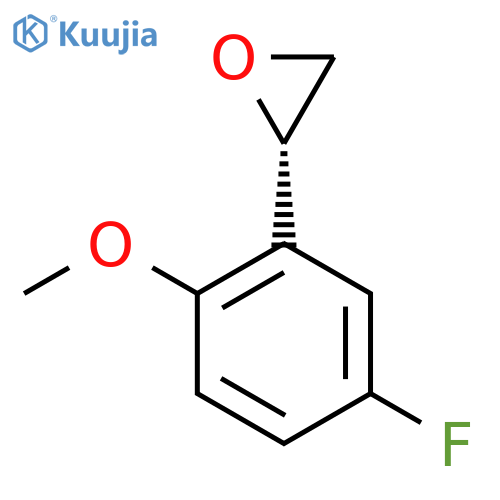 (2S)-2-(5-fluoro-2-methoxyphenyl)oxirane structure