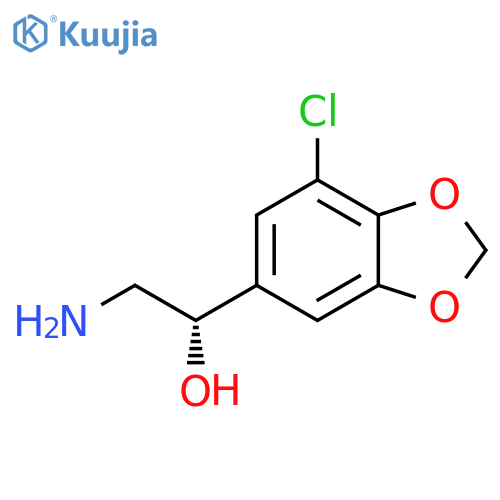 (1S)-2-amino-1-(7-chloro-1,3-dioxaindan-5-yl)ethan-1-ol structure