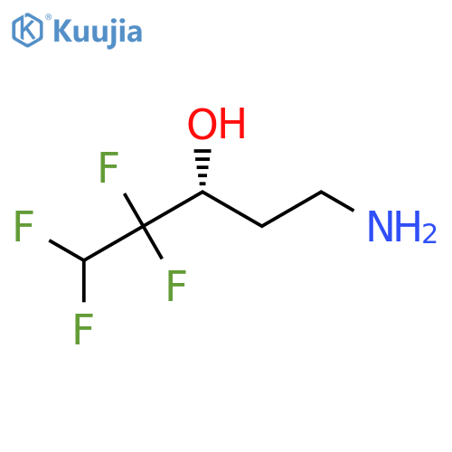 (3R)-5-amino-1,1,2,2-tetrafluoropentan-3-ol structure