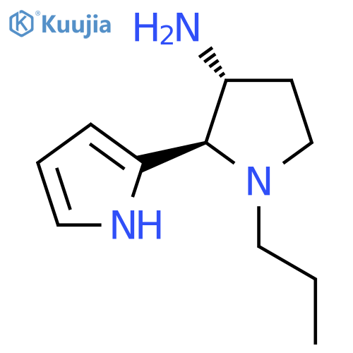 1-propyl-2-(1H-pyrrol-2-yl)pyrrolidin-3-amine structure