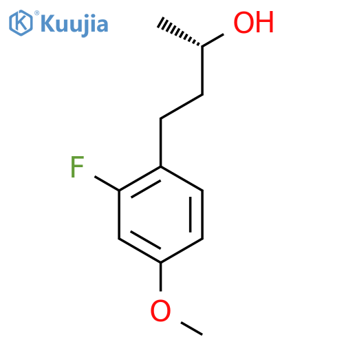 (2S)-4-(2-fluoro-4-methoxyphenyl)butan-2-ol structure