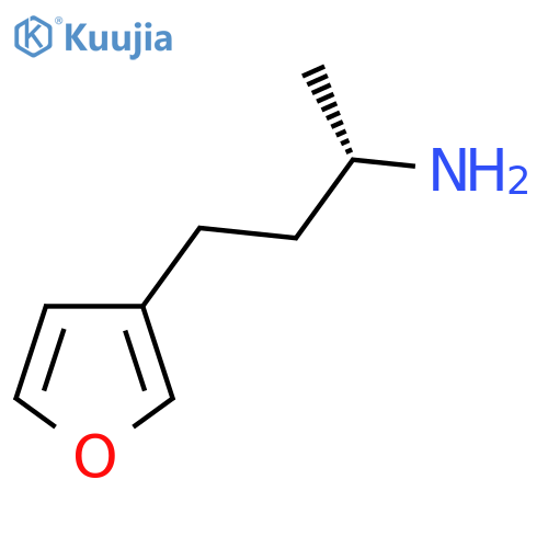 (2S)-4-(furan-3-yl)butan-2-amine structure