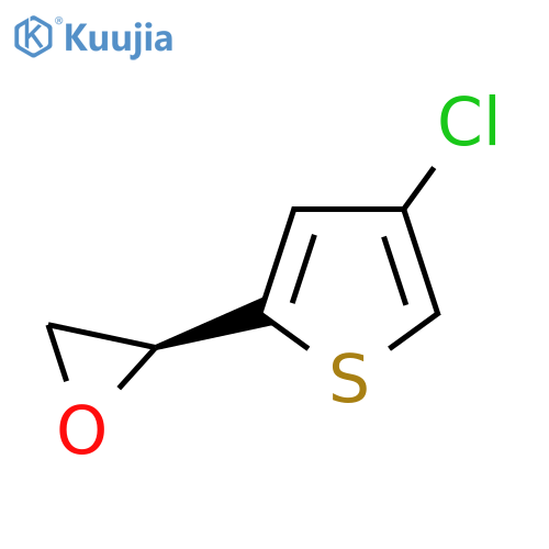 (2S)-2-(4-chlorothiophen-2-yl)oxirane structure