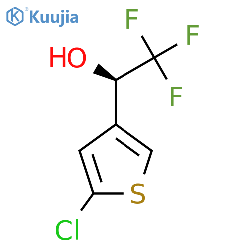 (1R)-1-(5-chlorothiophen-3-yl)-2,2,2-trifluoroethan-1-ol structure