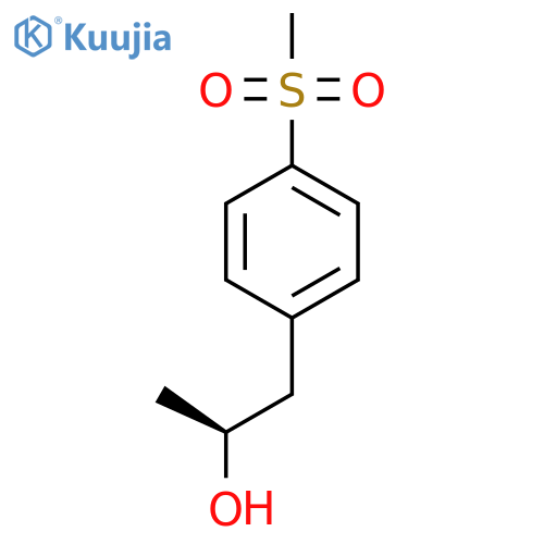 (2S)-1-(4-methanesulfonylphenyl)propan-2-ol structure
