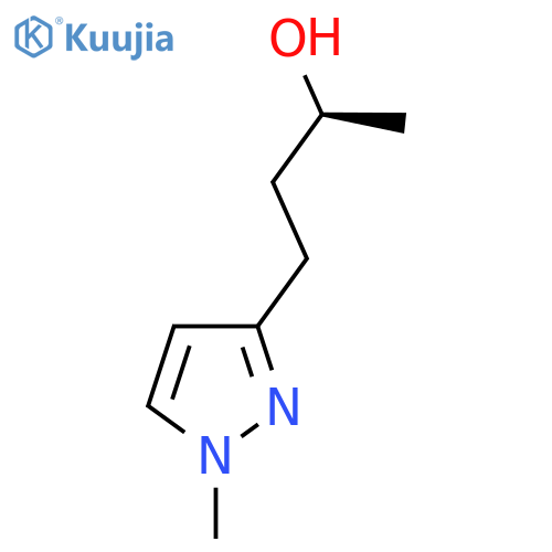 (2S)-4-(1-methyl-1H-pyrazol-3-yl)butan-2-ol structure