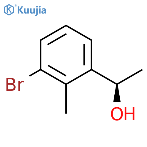 (1R)-1-(3-bromo-2-methylphenyl)ethan-1-ol structure