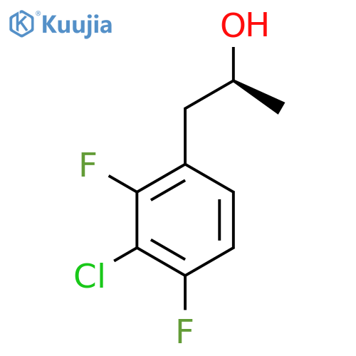 (2S)-1-(3-chloro-2,4-difluorophenyl)propan-2-ol structure