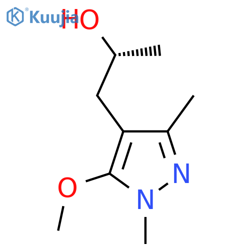 (2R)-1-(5-methoxy-1,3-dimethyl-1H-pyrazol-4-yl)propan-2-ol structure