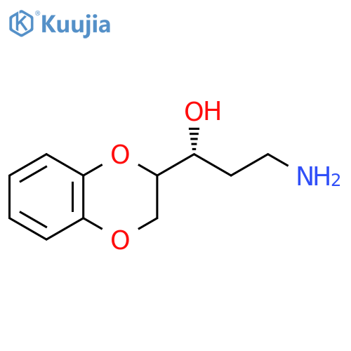 (1R)-3-amino-1-(2,3-dihydro-1,4-benzodioxin-2-yl)propan-1-ol structure