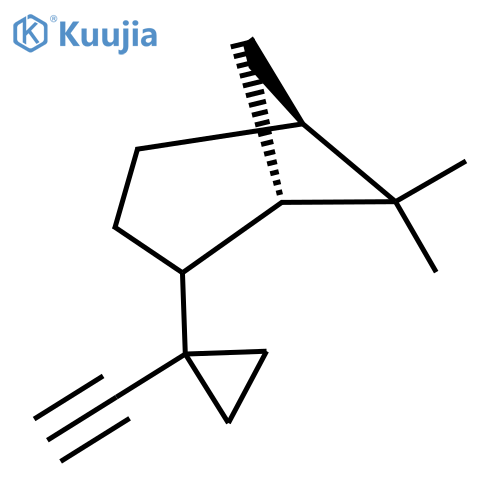 (1S,5S)-2-(1-ethynylcyclopropyl)-6,6-dimethylbicyclo3.1.1heptane structure