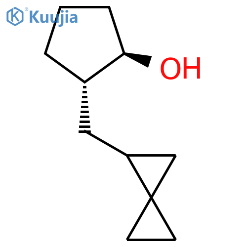rac-(1R,2S)-2-({spiro2.2pentan-1-yl}methyl)cyclopentan-1-ol structure