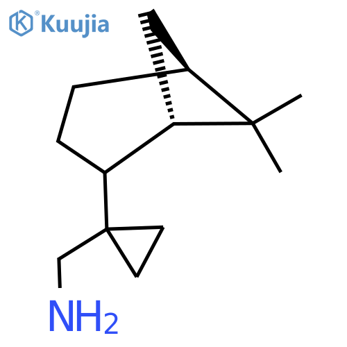 {1-(1S,5S)-6,6-dimethylbicyclo3.1.1heptan-2-ylcyclopropyl}methanamine structure