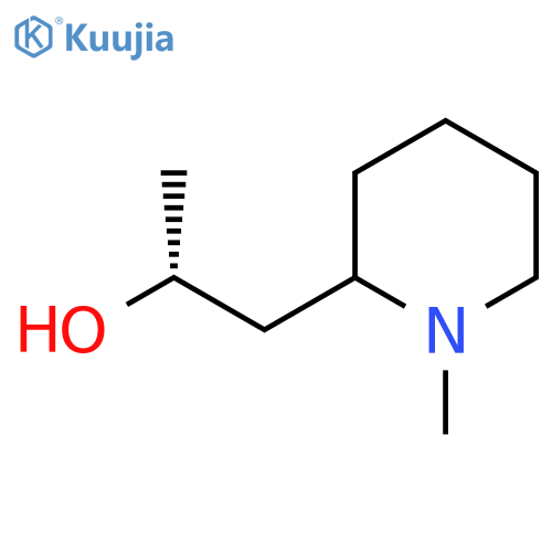 (2R)-1-(1-methylpiperidin-2-yl)propan-2-ol structure