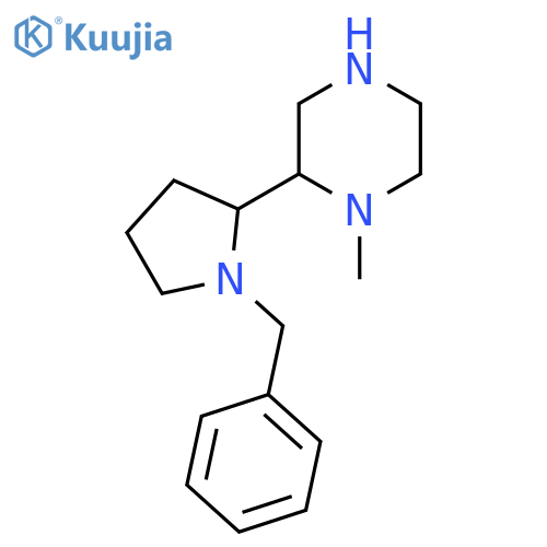 2-(1-benzylpyrrolidin-2-yl)-1-methylpiperazine structure