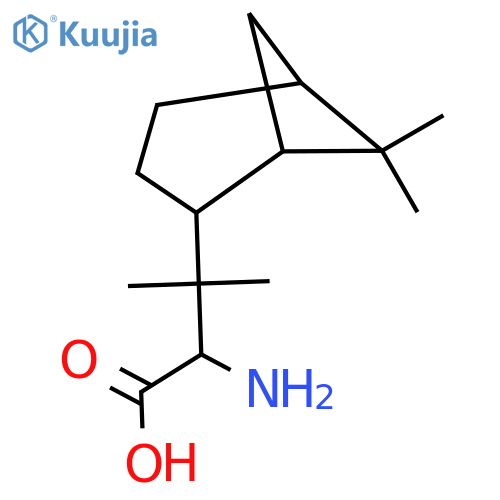 2-amino-3-{6,6-dimethylbicyclo3.1.1heptan-2-yl}-3-methylbutanoic acid structure