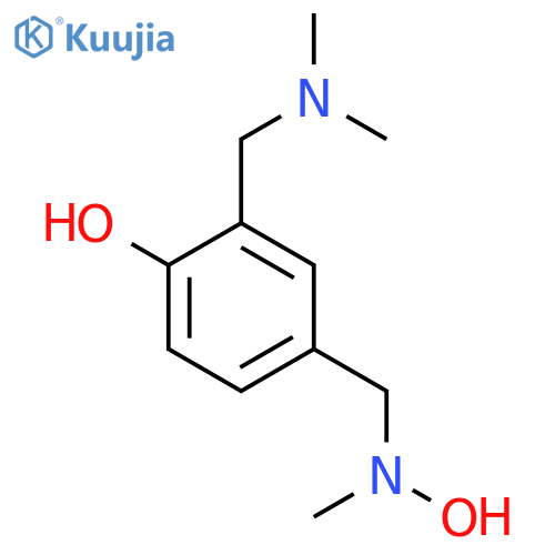 2-(dimethylamino)methyl-4-{hydroxy(methyl)aminomethyl}phenol structure