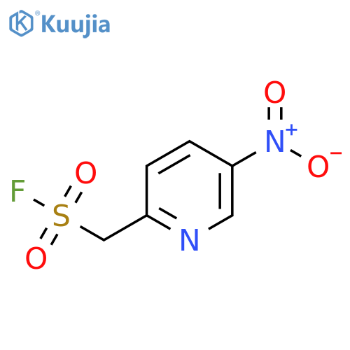 (5-nitropyridin-2-yl)methanesulfonyl fluoride structure