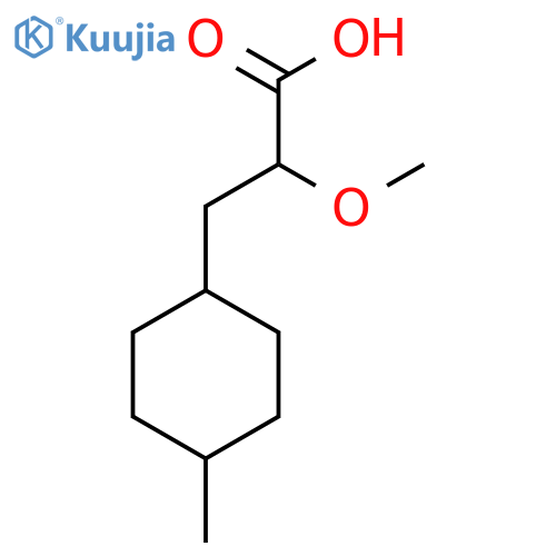 2-methoxy-3-(4-methylcyclohexyl)propanoic acid structure