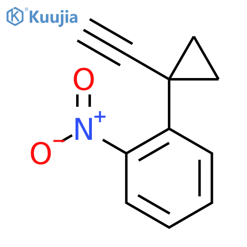 1-(1-Ethynylcyclopropyl)-2-nitrobenzene structure